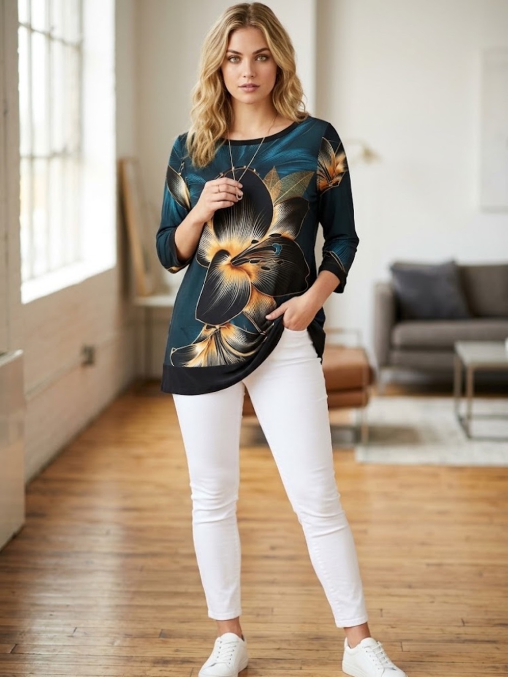 Eva Varro Tunic. Size Large.